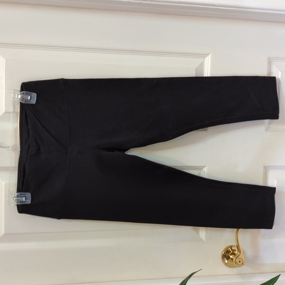 🐢Reflex 90 Degree Women's Black Yoga Cropped Leggings Size Medium - Picture 1 of 6